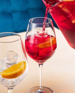 Spring is in full bloom and so is this craft wine cocktail using RJS Cru Select France Style Merlot! Perfect for a weekend brunch or dinner party.🍷🍓🍊🍑 

INGREDIENTS (per serving)
1 bottle France Style Merlot
½ cup elderflower liqueur
1 cup sliced strawberries
1 peach or nectarine, sliced
½ orange, thinly sliced
1–2 cups sparkling water or lemon soda

GLASS GARNISH 
Edible flowers

DIRECTIONS
1. In a pitcher, combine Merlot, elderflower liqueur, strawberries, peach, and orange slices.
2. Add lavender and chill for 1–2 hours to infuse.
3. Top with sparkling water before serving.
4. Garnish with edible flowers and fresh strawberries.

#CocktailoftheMonth #RedWine #WineCocktail #CocktailLovers #SpringCocktail #Sangria #SummerCocktail #Merlot